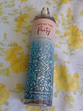 Bath & Body Works Life of the Party Fragrance Mist  Pink & Teal Mosaic Full Size